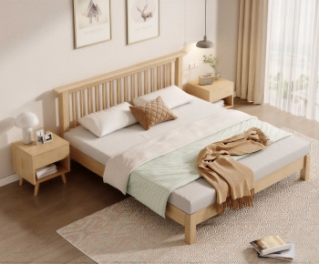 Modern Double Bed-ID:661211015