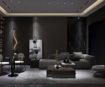 Modern A Living Room-ID:459043033