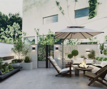 Modern Courtyard/landscape-ID:825727944