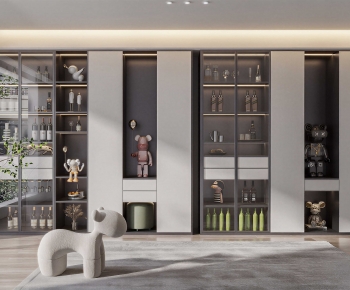 Modern Wine Cabinet-ID:368444921