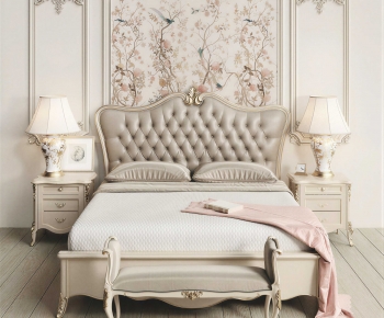 European Style Double Bed-ID:415868046