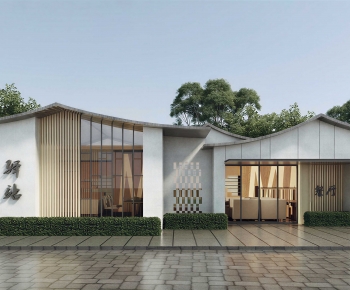 New Chinese Style Public Building-ID:199783097