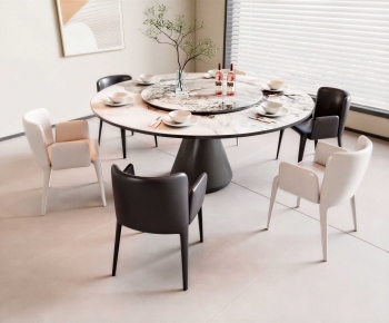 Modern Dining Table And Chairs-ID:672041893
