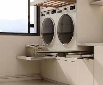 Modern Laundry Cabinet-ID:231136085