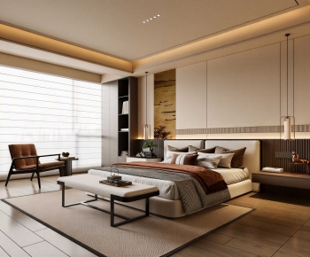 New Chinese Style Bedroom-ID:492770918