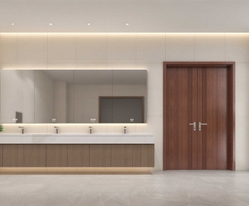 Modern Public Toilet-ID:594743016