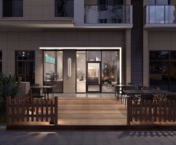 Modern Facade Element-ID:416250223