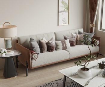 New Chinese Style Sofa Combination-ID:737983941