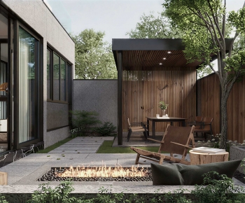 New Chinese Style Courtyard/landscape-ID:527838954