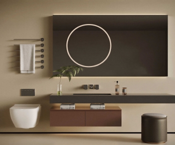 Modern Bathroom Cabinet-ID:401752956