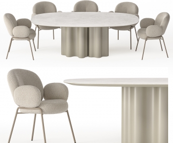 Modern Dining Table And Chairs-ID:103750285