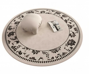 French Style Circular Carpet-ID:302493108