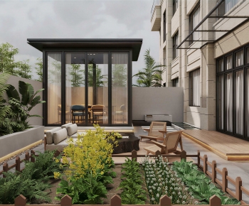 Modern Courtyard/landscape-ID:587456944