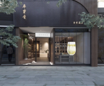 New Chinese Style Facade Element-ID:988694911