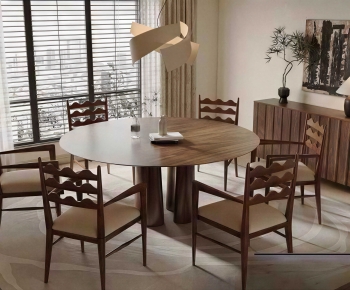 French Style Dining Table And Chairs-ID:642335895