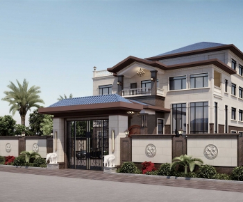 New Chinese Style Residential Building-ID:865741015