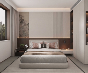 New Chinese Style Bedroom-ID:544815067