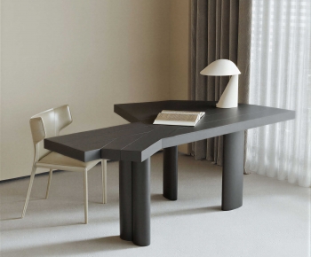 Modern Computer Desk And Chair-ID:373734004