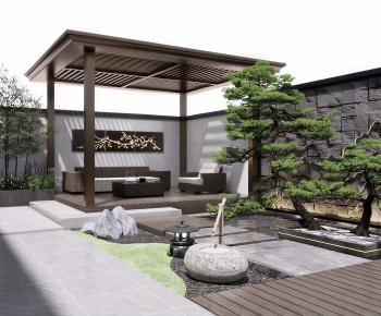 New Chinese Style Courtyard/landscape-ID:533471113