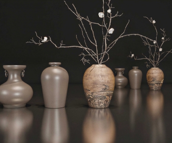 Wabi-sabi Style Clay Pot-ID:198775057