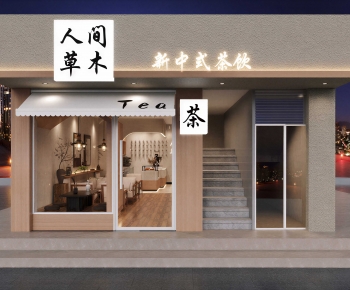 New Chinese Style Facade Element-ID:102770324