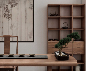 New Chinese Style Tea Tables And Chairs-ID:672469155