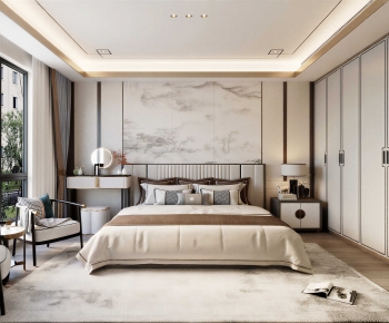 New Chinese Style Bedroom-ID:849507095