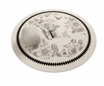 French Style Circular Carpet-ID:795223005