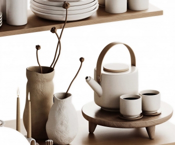 Wabi-sabi Style Tea Set-ID:516470911