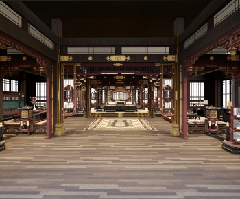 Chinese Style A Living Room-ID:861217023