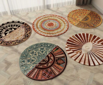 Modern Circular Carpet-ID:564068088