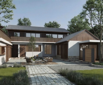 New Chinese Style Appearance Of Commercial Building-ID:764158018