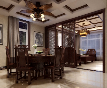 New Chinese Style Dining Room-ID:471479934