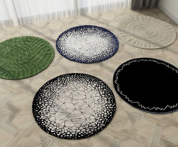 Modern Circular Carpet-ID:553390981