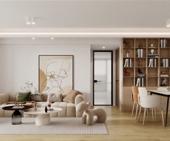 Modern A Living Room-ID:723886979