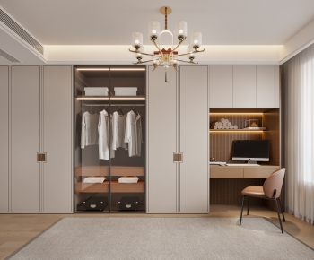 New Chinese Style Clothes Storage Area-ID:664474018