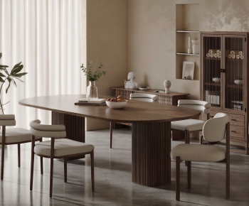 Modern Dining Table And Chairs-ID:626171114
