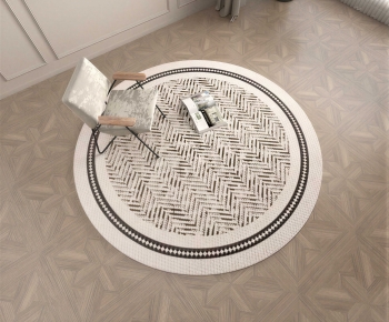 Modern Circular Carpet-ID:305845027