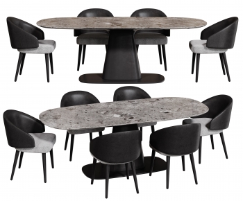 Modern Dining Table And Chairs-ID:780950077