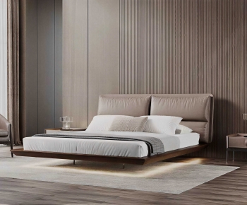 Modern Double Bed-ID:318793069