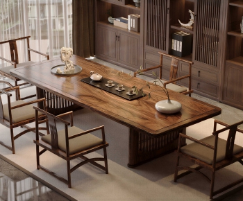 New Chinese Style Tea Tables And Chairs-ID:764986996