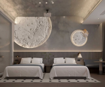 Wabi-sabi Style Guest Room-ID:840215922