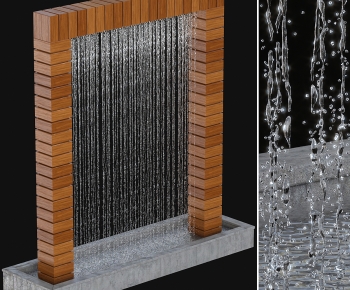 Modern Rockery Waterscape-ID:672796019