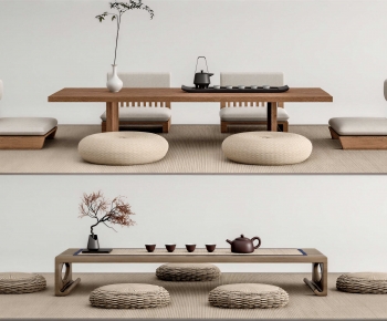 Japanese Style Tea Tables And Chairs-ID:854742057