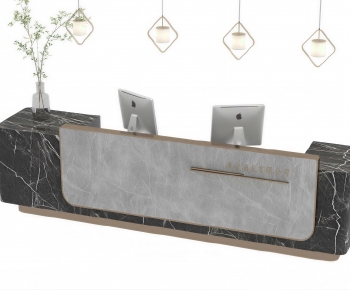 Modern Reception Desk-ID:796993972