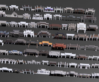 Chinese Style Decorated Archway-ID:304950952