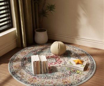 Modern Circular Carpet-ID:418474913