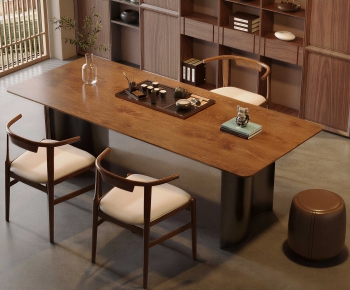 New Chinese Style Tea Tables And Chairs-ID:605977067