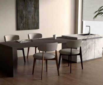 Modern Dining Table And Chairs-ID:213891035