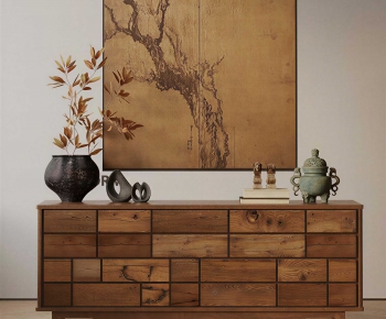 Wabi-sabi Style Side Cabinet-ID:902275091